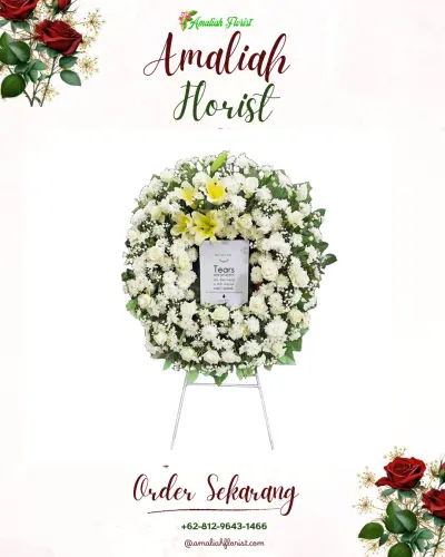 Krans Bunga Duka Cita di Suryodiningratan